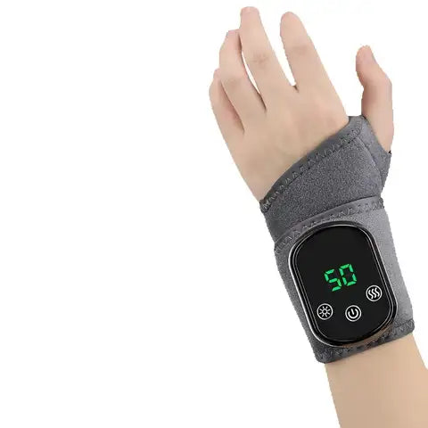 Electric Heating Wrist Guard Vibration Massage Hot Compress Wrist Support Ankle Wrap Hand Foot Protector Rechargeable Bracelet