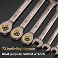 Universal Adjustable Torx Wrench 8-22mm Ratchet Wrench for Bicycle Motorcycle Car Repair Mechanical Tool