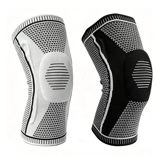 1 piece silicone compression protection sports knee support knee pad patella medial support meniscus basketball running protection