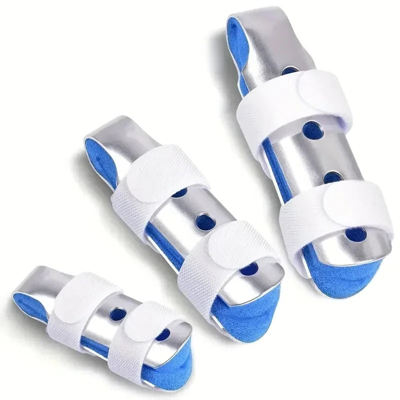 Finger Splint 1-3 Pieces Finger Support Stabilizer for Straightening Knuckle Immobilization Blue for Broken Fingers