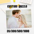Personalized Custom Photo Puzzle “Cardboard/Wood 35/300/500/1000 Pieces Puzzles for Adults Kids Toys”