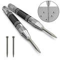 Automatic Center Punch General Woodworking Metal Drill Adjustable Spring Loaded Automatic Punch Hand Tools for Metal Wood Glass