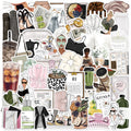 10/50pcs Clean Girl INS Aesthetics Art Graffiti Stickers Phone Guitar Laptop Suitcase Cup Waterproof Cartoon Stickers Kids Toys