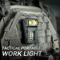 Taktische Tragbare Arbeitsleuchte EDC Taschenlampe Mini LED-Taschenlampe Outdoor Camping Wandern Werkzeug MOLLE Blitzlicht Wiederaufladbar