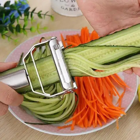 High Quality Stainless Steel Potato Cucumber Carrot Grater Julienne Peeler Vegetable Fruit Peeler Vegetable Slicer