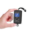 1 piece multifunctional mini 40kg/10g electronic hanging scale for fishing and luggage, portable digital handy pocket scale with hook