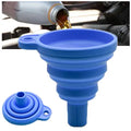 Engine Funnel Car Universal Silicone Liquid Funnel Washer Fluid Change Foldable Portable Car Engine Oil Petrol Inverter Funnel