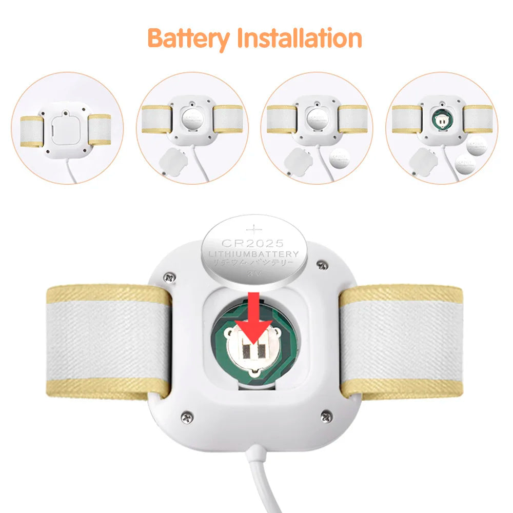 Bedwetting Alarm with Loud Sound, Bright Lights and Strong Vibration – Child Potty Training Aid