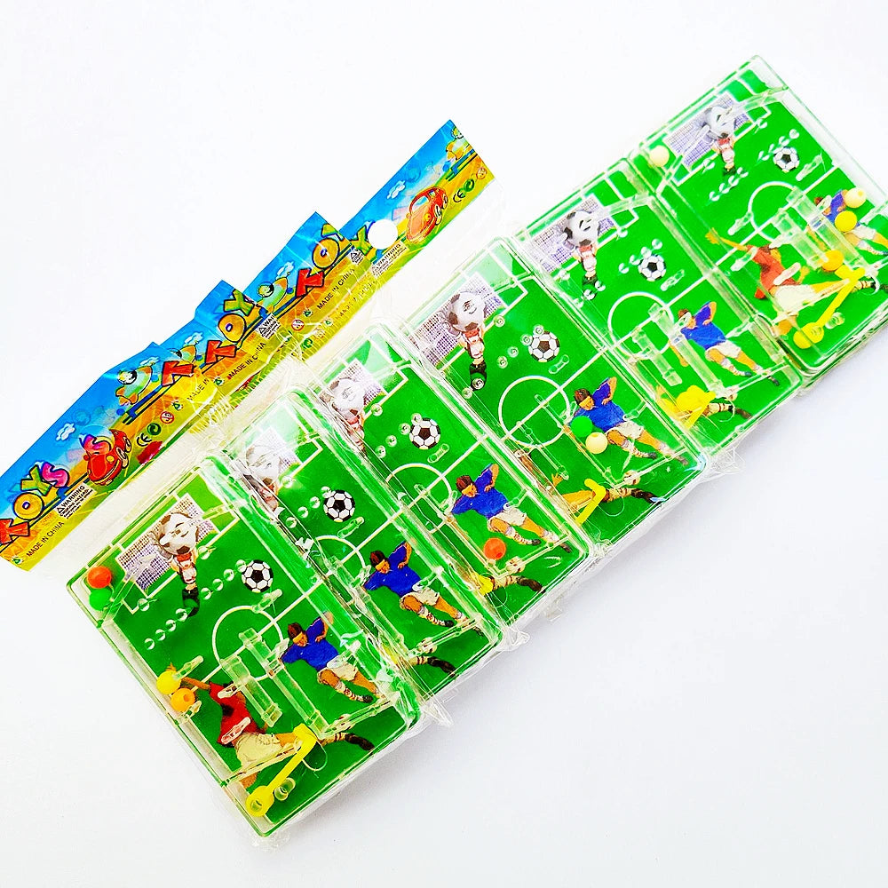 20PCS Football Table Soccer Maze Game For Kids Early Educational Toys Soccer Theme Birthday Party Decor Girls Boys Favors Gifts