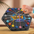 Children Rope Knot Puzzle Board Game Color Line Twisted Connected Ropes Logic Thinking Table Game Parent Child Interactive Toy