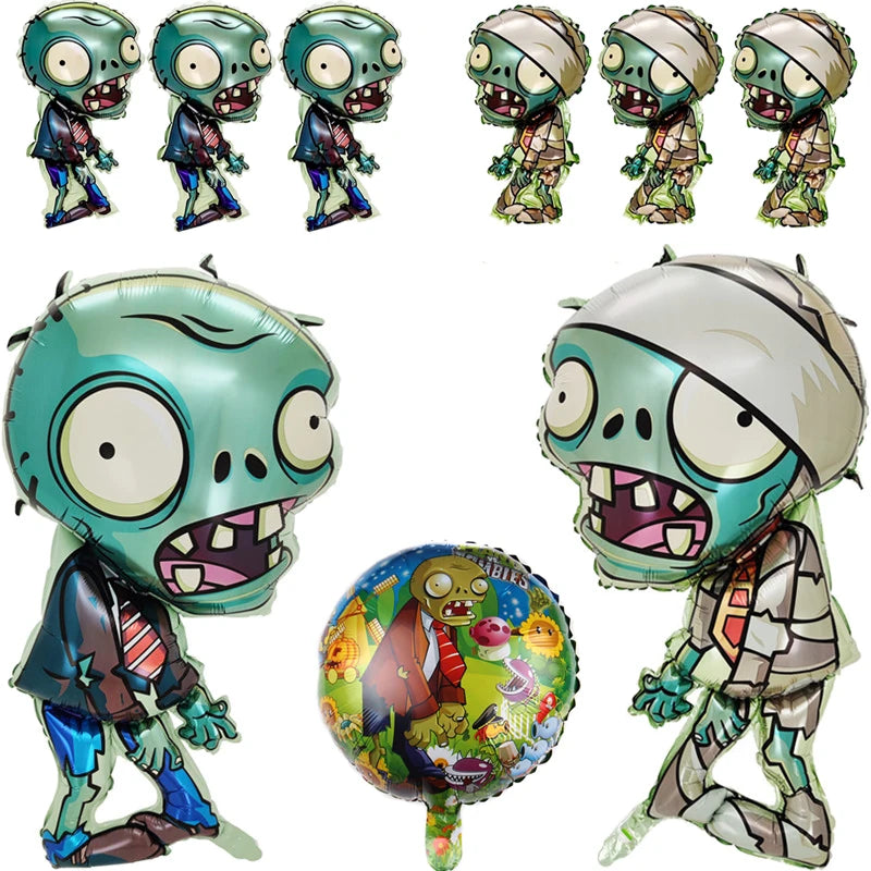 Spiele Ballon Pflanzen vs. Zombies Thema Party Dekoration Lieferungen Paket Latex Aluminium Film Ballon Kinder Klassisches Spielzeug