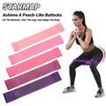 Fitness Resistance Bands Latex Loops Set For strength training, home & travel. Various bands yoga band fitness training