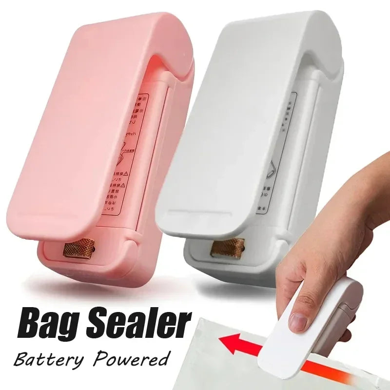 Mini Heat Bag Sealer Machine Package Sealing Bags Thermal Plastic Food Bag Closure Portable Sealer Food Packaging Heat Sealer