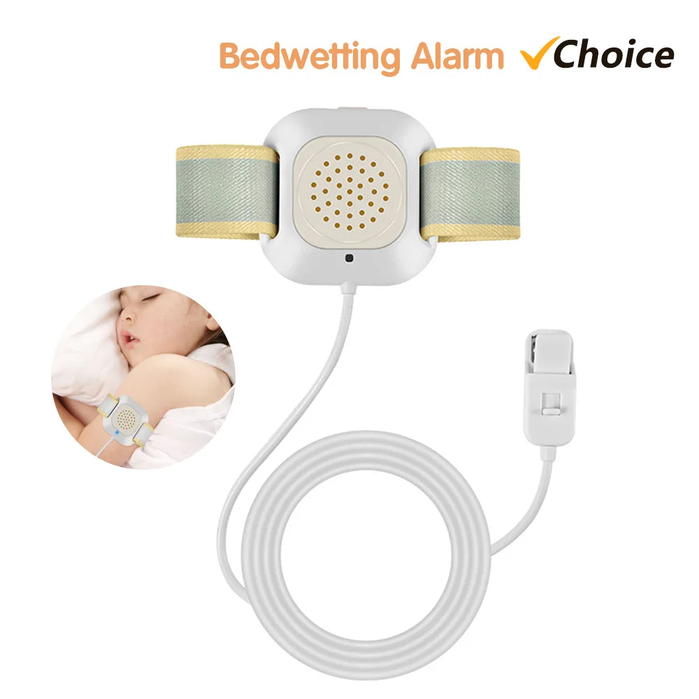 Bedwetting Alarm with Loud Sound, Bright Lights and Strong Vibration – Child Potty Training Aid