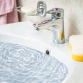 4 Pcs Plastic Kitchen Bathroom Sink Overflow Cover Drain Cap Round Overflow Ring Plug