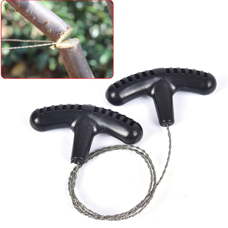 Manual Hand Steel Travel Tools Outdoor Camping Hiking Rope Chainsaw Practical Portable Emergency Survival Equipment Steel Wire Kits