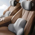 Memory foam car neck pillow car lumbar support for car supplies universal neck pillow waist pillow cars itz car accessories