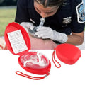 1Set Auto Rescue CPR Mask Emergency First Aid Masks Ventilator Disposable Valve CPR Face Protection Survival Mask Outdoor Survival Kit