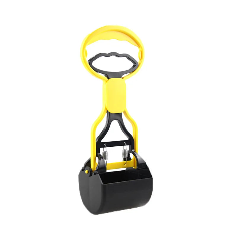 Heavy-Duty Long Handle Pooper Scooper – Jaw Clamp Dog Waste Picker for Dogs, Puppies & Cats