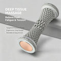 Manueller Fußroller aus Kunststoff, Massageball, Plantarfaszien-Massagegerät, Yoga-Fußroller zur Linderung von Fußschmerzen, Muskelentspannungswerkzeug
