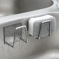 1pc Stainless Steel Sink Sponge Rack for Sponge Steel Wire Ball Drain ing Paste the Inner Wall of the Sink Kitchen Accessories