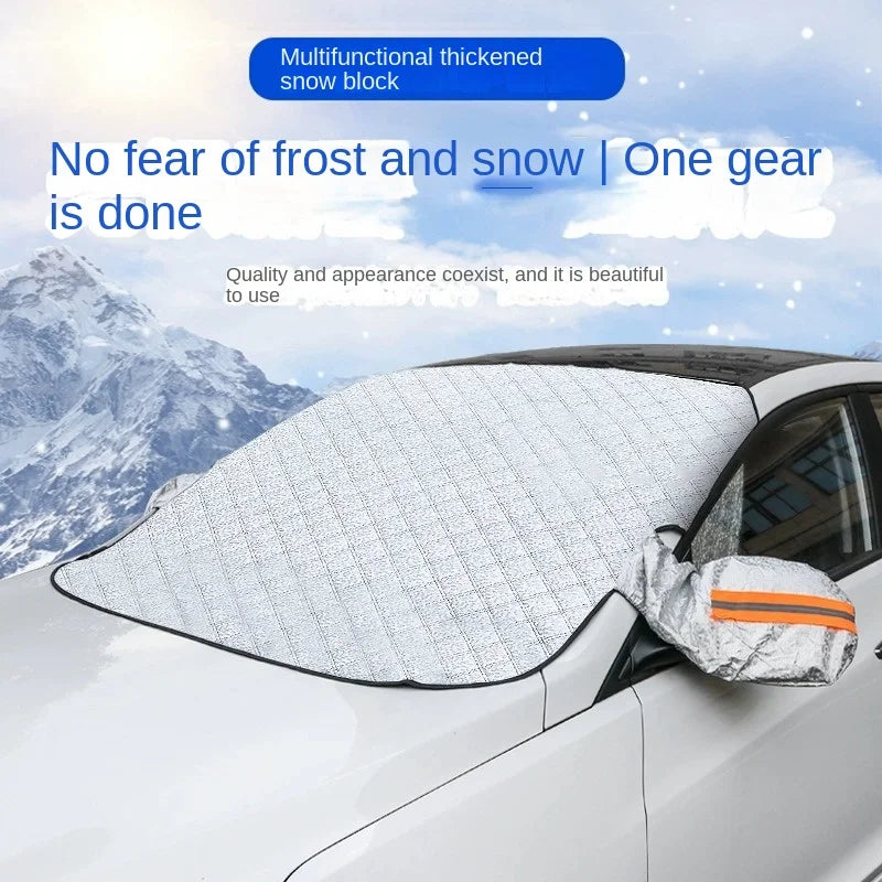 Sun protection cover car windscreen snow sun protection waterproof protection car magnet cover car front windscreen cover