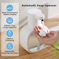 New Wall Mounted Automatic Foam Soap Dispenser Smart Hand Washing Machine 500ml Liquid Rechargeable Bathroom Induction Sensor