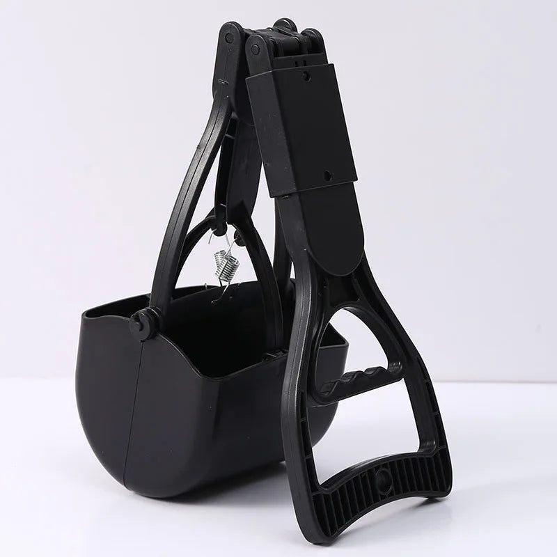 Heavy-Duty Long Handle Pooper Scooper – Jaw Clamp Dog Waste Picker for Dogs, Puppies & Cats