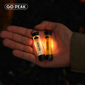 GOPEAK Outdoor Pocket Mini Flashlight Key Clip Cap Ambient LED Long Life Disaster Relief Emergency 5050 Small Light