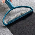 Portable lint roller for removing pet hair and lint from furniture and clothes, cleaning tool
