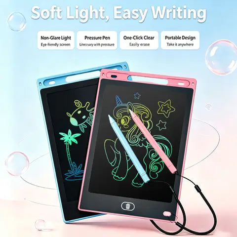 8.5 Inch LCD Drawing Tablet Electronic Writing Board Handwriting Pads Portable Doodle Board Travel Learning Toy Gift for Kids