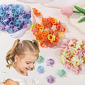 10/20 stücke Mädchen rosa Herz Stern Kinder Haars chleife kein Schaden Haar Cartoon Handtuch Seil Pferdes chwanz Halter Mini Gummiband Kinder Kopf bedeckung