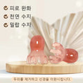 Cute Octopus Scalp Massage Comb (Resin) - Korean Hair Care, Stress Relief, Anti-Hair Loss, Portable Head Massager for Home and Travel