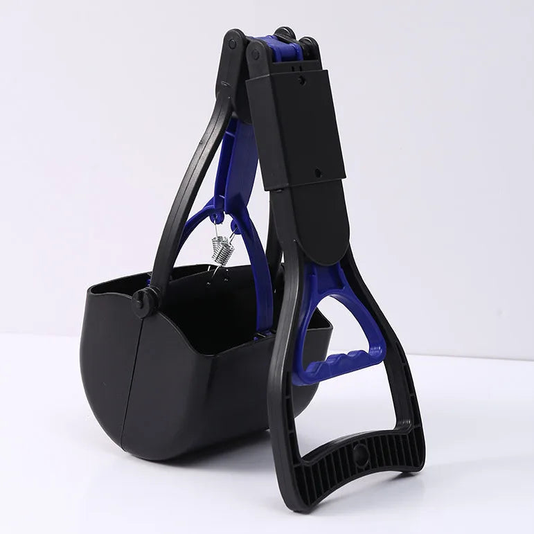 Heavy-Duty Long Handle Pooper Scooper – Jaw Clamp Dog Waste Picker for Dogs, Puppies & Cats