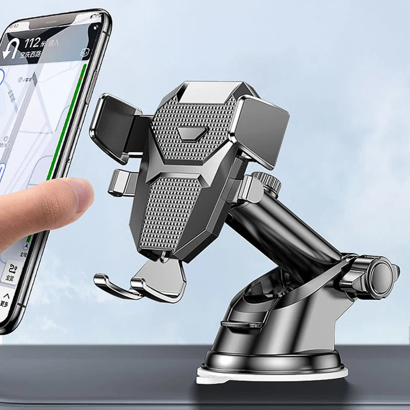 2026 NEW Universal Sucker Car Phone Holder 360° Windshield Car Dashboard Mobile Cell Phone Support Mount for 4.0-7 inch Smartphones