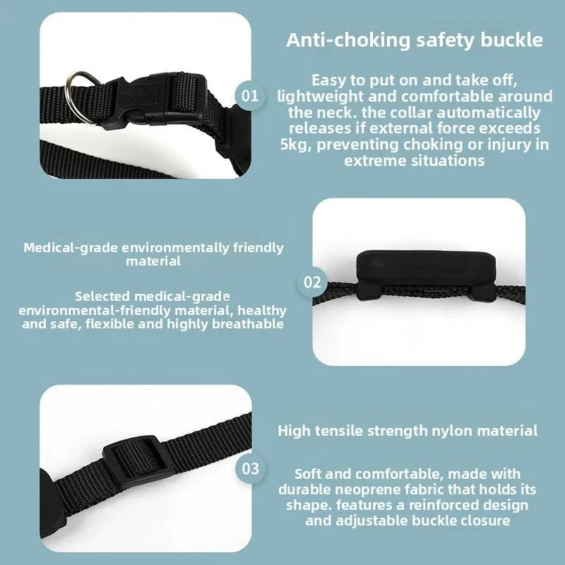 Mini Bluetooth Pet Tracker Collar for Dogs & Cats – Anti-Lost Movement Alert (iPhone Only)