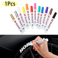 Car Paint Pen Waterproof Car Wheel Tire Oily Painting Mark Pen Auto Rubber Tire Tread CD Metal Permanent Paint Marker