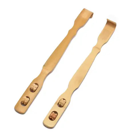 Bamboo Cat Scratcher Anti-Itch Back Massage Scratching Stick Comfortable Itch Relief Furniture Protector for Cats