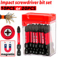 10/20 Stück stark magnetischer, schlagfester Pz2-Schraubendreher-Bit-Satz, 50 mm S2-Stahl, rutschfeste Spitze mit hoher Härte, Spezialwerkzeuge für Hausrenovierung/Dekoration