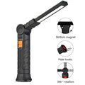 Portable Cob LED Flashlight USB Rechargeable Work Light Magnetic Lantern Hanging Lamp with Built-in Battery Camping Flashlight