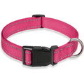 Hundehalsband, verstellbar, weich, Neopren gepolstert, Nylon, mit Schnalle, für mittelgroße Hunde, Welpen, zum Spazierengehen, Halsband, Geschirr