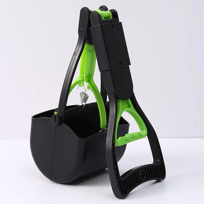 Heavy-Duty Long Handle Pooper Scooper – Jaw Clamp Dog Waste Picker for Dogs, Puppies & Cats