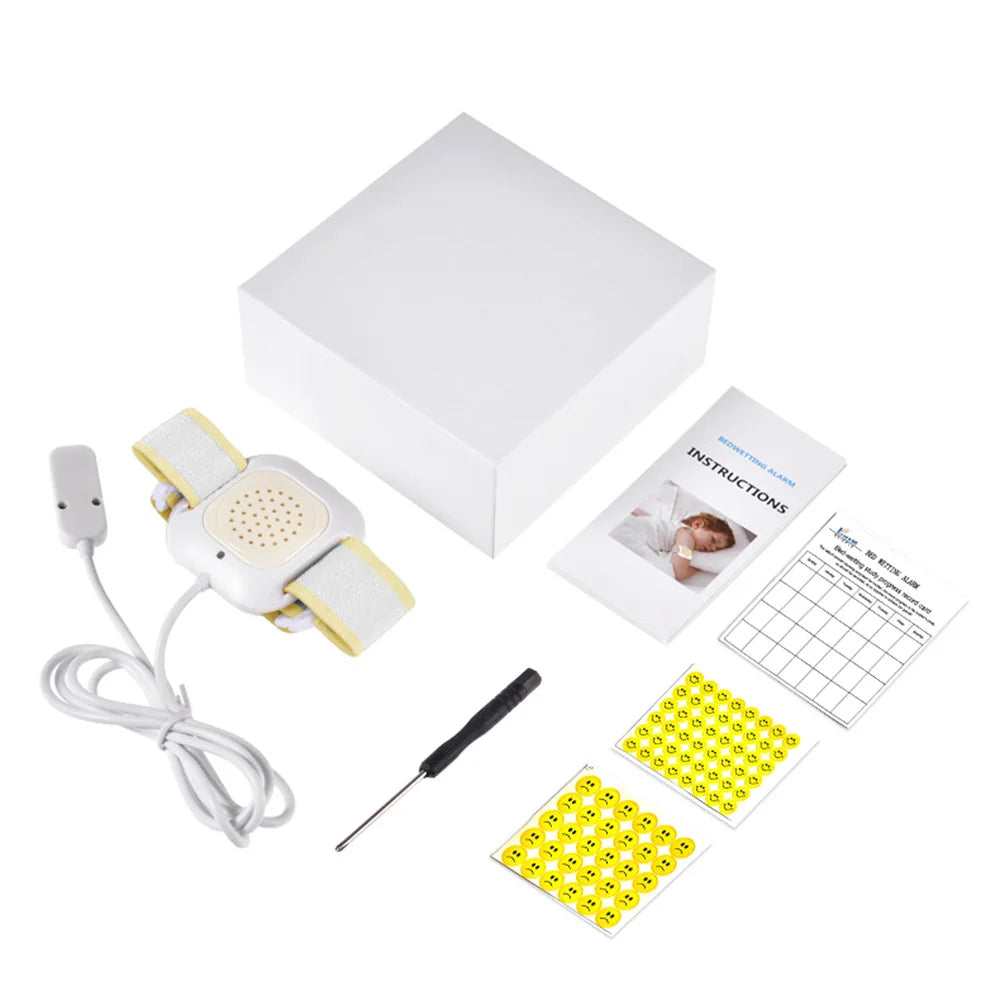Bedwetting Alarm with Loud Sound, Bright Lights and Strong Vibration – Child Potty Training Aid