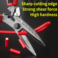 Multifunctional electrician scissors, crimping tool with cutting function and wrench for metal sheets and cables