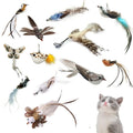 Funny Bird Feather Cat Stick with Bell Accessories Interactive Toy for Cat Kitten Hunting Teaser Exercise Pet Products