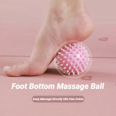 6CM Sports Massage Ball Myofascial Relaxation Massagers Spiky Deep Tissue Trigger Point Massage Ball for Muscle Recovery and Pain Relief Durable Hedgehog Massage Ball