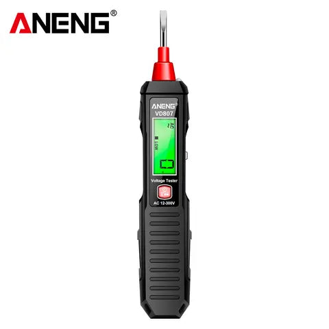 ANENG VD807 Berührungsloser Spannungsprüfer AC 12-300V 50/60Hz NCV Live-Neutralleiter-Detektor mit Ton- und Lichtalarm Elektrikerwerkzeug