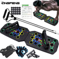 Push Up Board Set Portable Multifunctional Push Up Bar Foldable Fitness Equipment for Chest Abdomen Arms Back Training