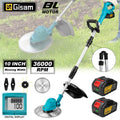 G perfil 10 Zoll bürstenloser elektrischer Rasenmäher, faltbarer Schneider, kabelloses Garten-Gras-Schneid-Trimmer-Werkzeug für Makita 18 V Akku-Pin