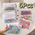 1/3/6PCS Lagerung Tasche Mesh ZipperToy Baustein Puzzle Sub-paket Kinder Partikel Zipper Transparent Finishing lagerung